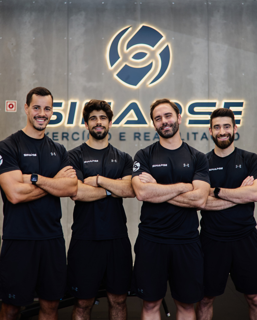 os quatro fundadores da equipa Sinapse